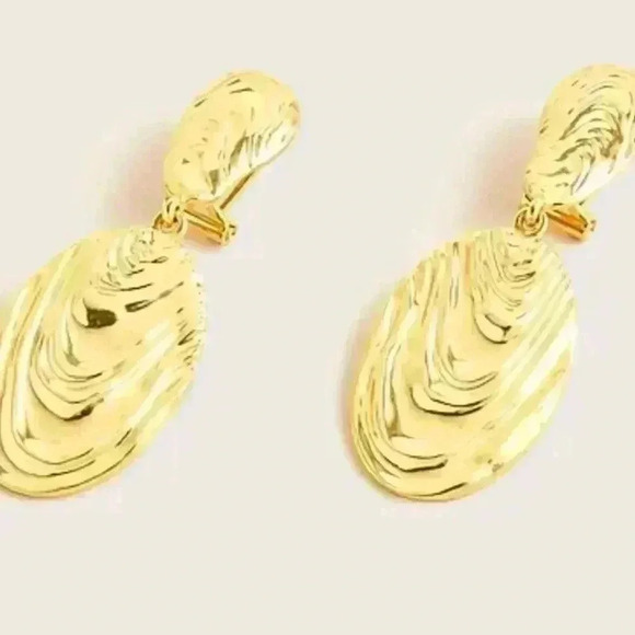 J Crew Magma Drop Earrings in Gold - Picture 1 of 3